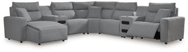 Modmax Power Reclining Sectional with Chaise - Vida Furniture (Laredo,TX)