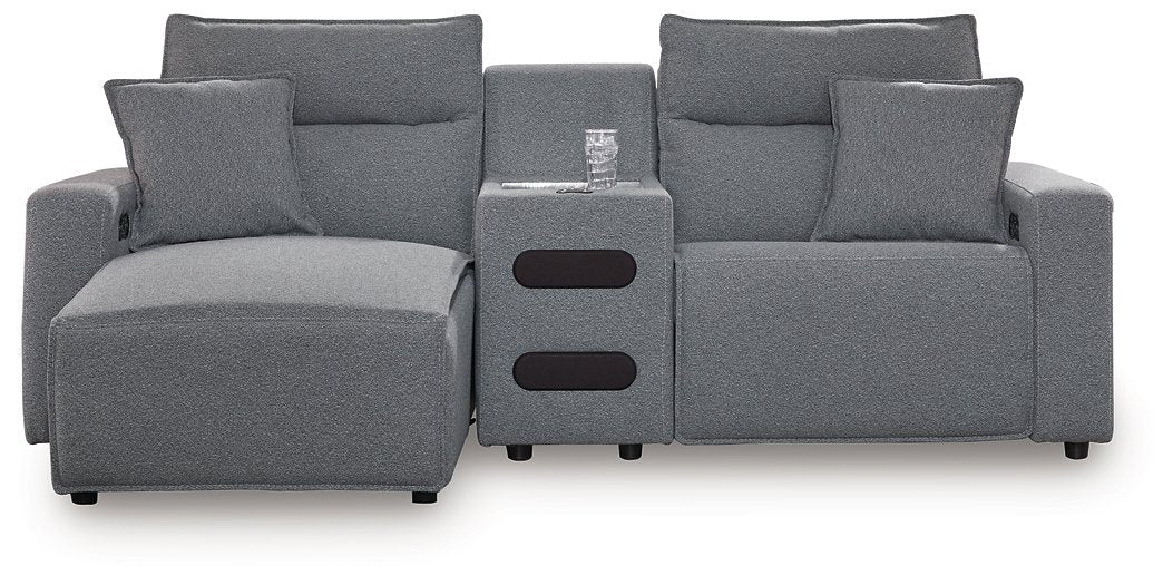 Modmax Power Reclining Sectional with Chaise - Vida Furniture (Laredo,TX)