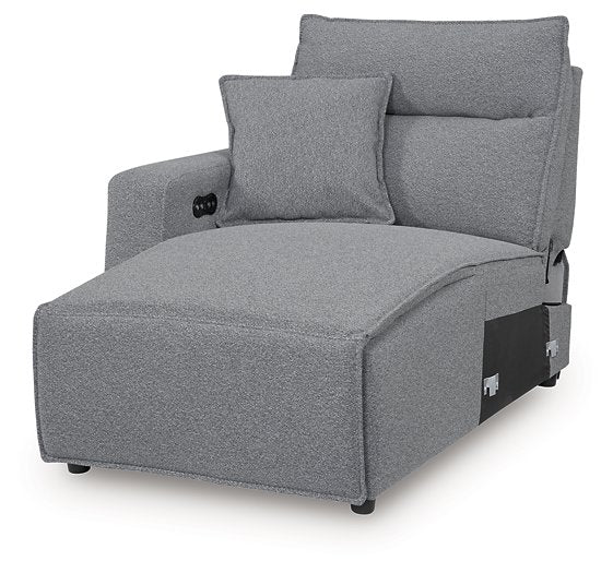 Modmax Power Reclining Sectional with Chaise - Vida Furniture (Laredo,TX)