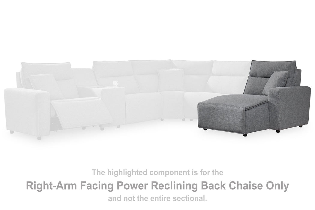 Modmax Power Reclining Sectional with Chaise - Vida Furniture (Laredo,TX)