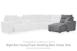 Modmax Power Reclining Sectional with Chaise - Vida Furniture (Laredo,TX)