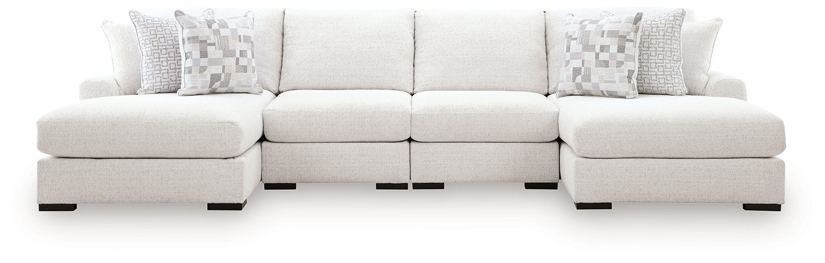Misty-Lakes Double Chaise Sectional - Vida Furniture (Laredo,TX)
