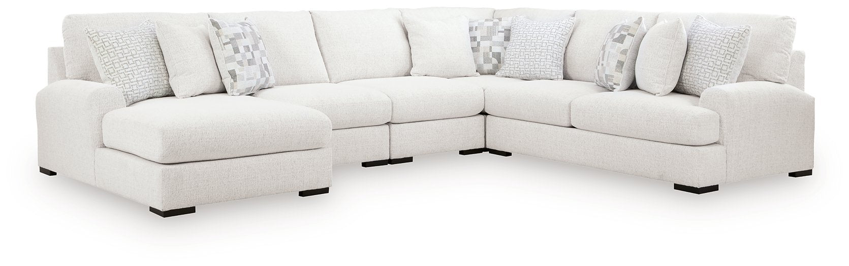 Misty-Lakes Sectional with Chaise - Vida Furniture (Laredo,TX)