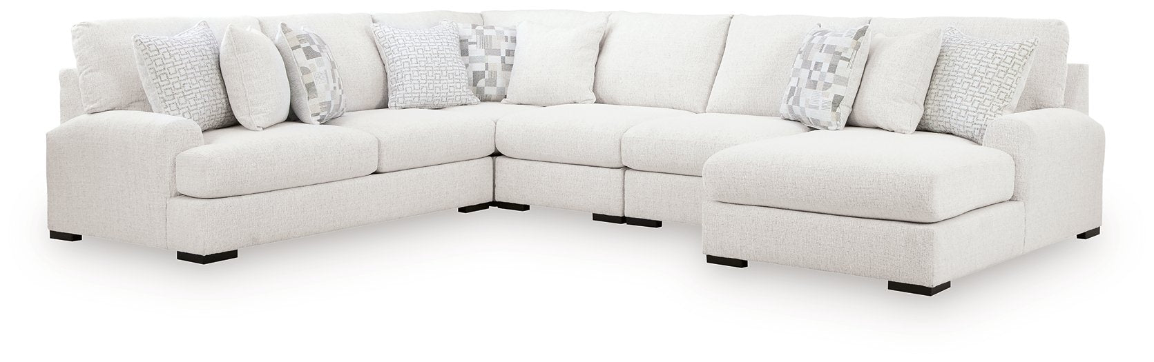 Misty-Lakes Sectional with Chaise - Vida Furniture (Laredo,TX)