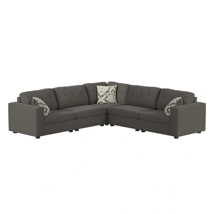 Options One LHF Chair in Palmer Plus Ash with 1 Pillow 20"ÔøΩ