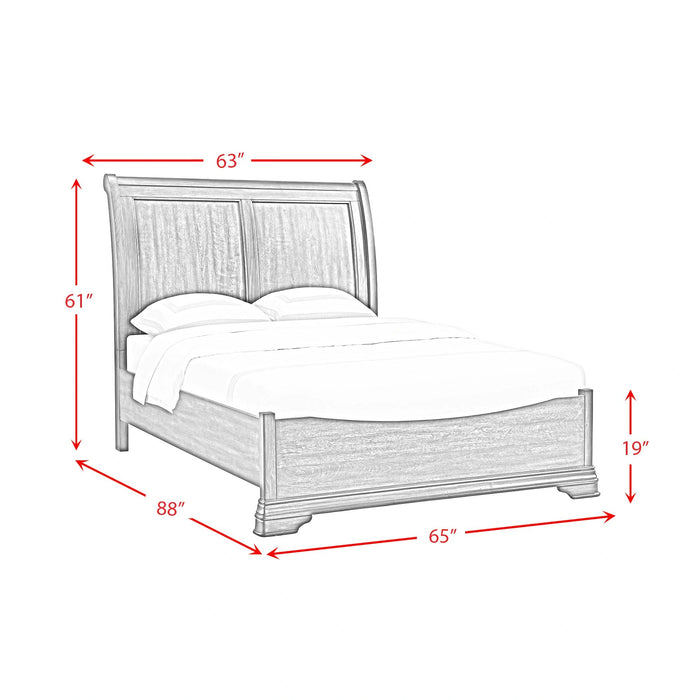 Phillipe Bed in Cherry