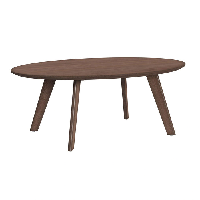 Theo Three Pack Occasional Set with Coffee Table and 2 End Tables in Walnut