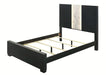 Crown Mark Furniture Rangley Queen Panel Bed in Black B6835-Q - Vida Furniture (Laredo,TX)