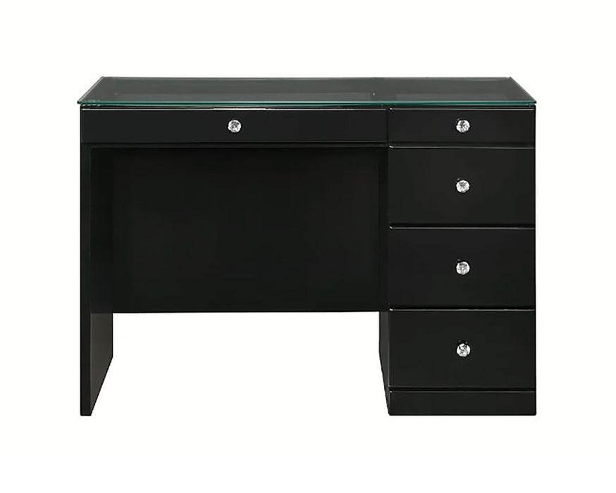 Crown Mark Furniture Avery Vanity in Black B4850BK - Vida Furniture (Laredo,TX)