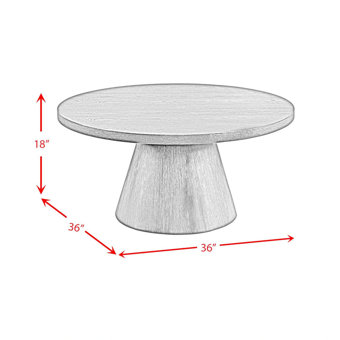Portland 2PC Occasional Table Set in Black-Coffee Table & End Table
