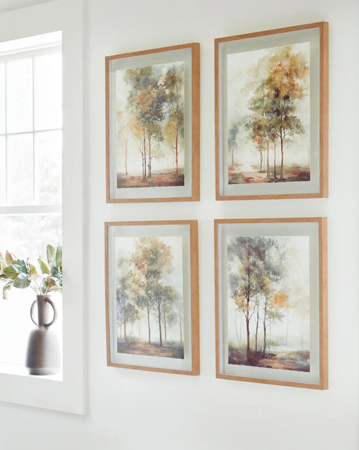 Bryneford Wall Art (Set of 4) - Vida Furniture (Laredo,TX)