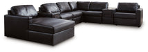 Modmax II Sectional with Chaise and Audio Consoles - Vida Furniture (Laredo,TX)