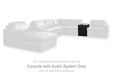 Modmax II Sectional Loveseat with Audio Console - Vida Furniture (Laredo,TX)
