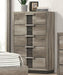 Crown Mark Furniture Rangley 5 Drawer Chest in Brown - Vida Furniture (Laredo,TX)