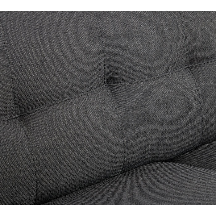 Hadley 4480 KD Love Seat Heirloom Charcoal w/No Pillows