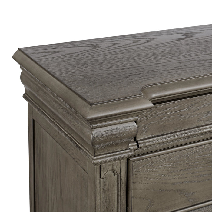 Kings Court 3-Drawer Nightstand (Sliding Top)