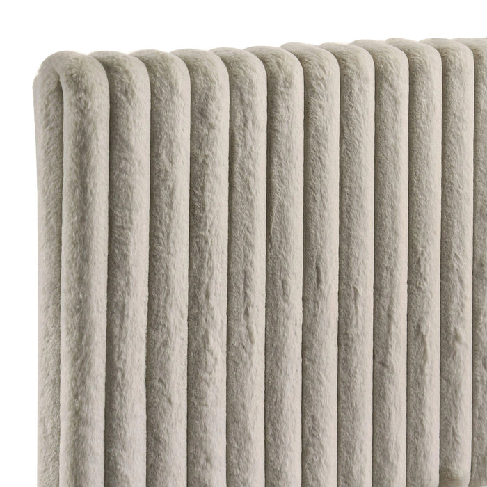 Arden Twin Daybed with Trundle in Corduroy Beige
