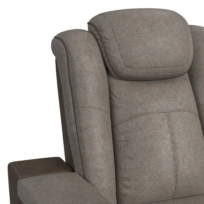 Lantana Power Motion Loveseat with Power Headrest, Led, and Console