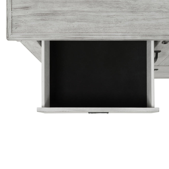 Scott Platform Storage Bedroom Set White Finish