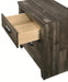 Crown Mark Furniture Carter 2 Drawer Nightstand in Brown - Vida Furniture (Laredo,TX)