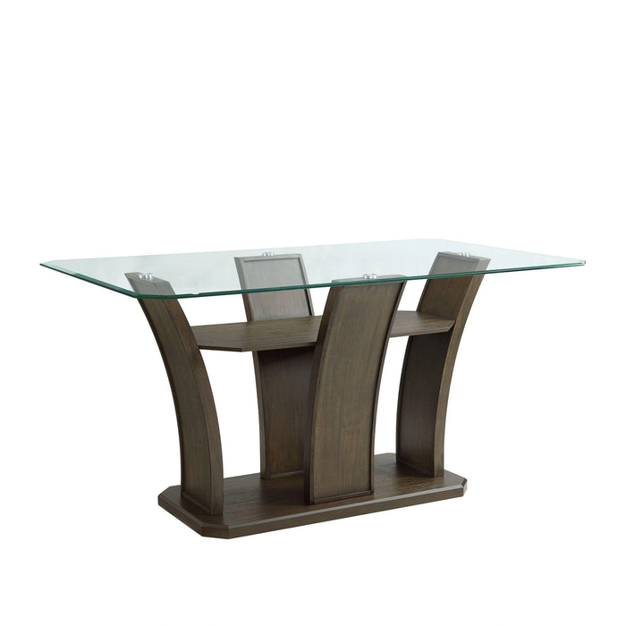 Dapper Rectangular Counter Dining 5PC Set-Table and Four Chairs