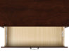 Elements International Louis Philippe Nightstand in Cherry - Vida Furniture (Laredo,TX)