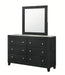 Crown Mark Furniture Cadence 6 Drawer Dresser in Black - Vida Furniture (Laredo,TX)