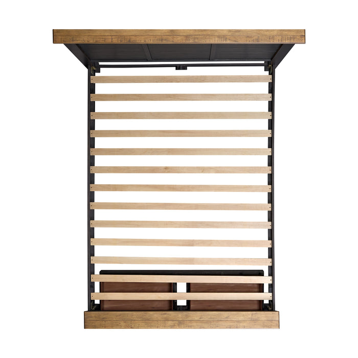 Montrose Storage Bedroom Set in Espresso & Brown