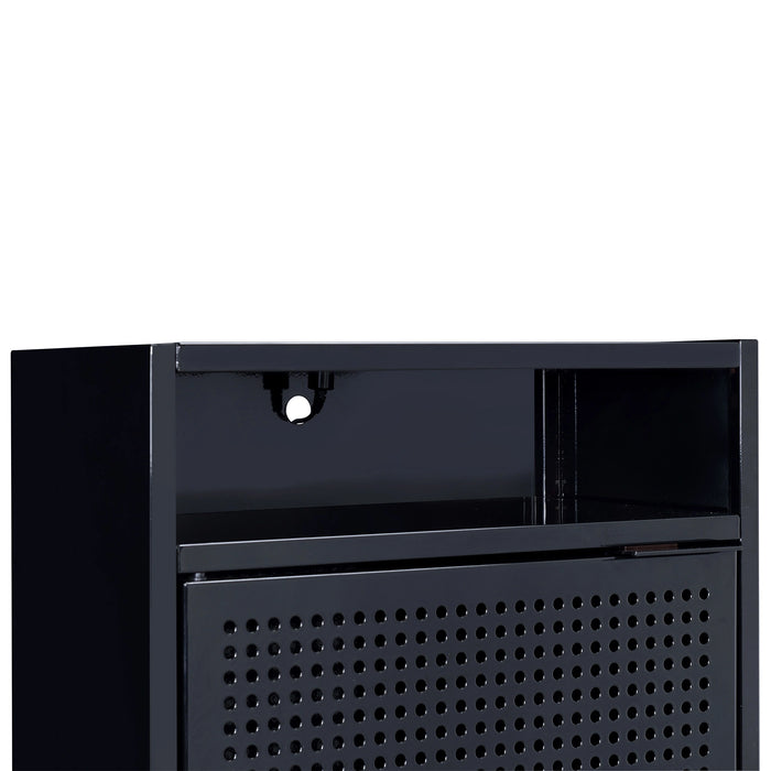 Ember Nightstand (C-1094) BLACK NIGHTSTAND W/ USB