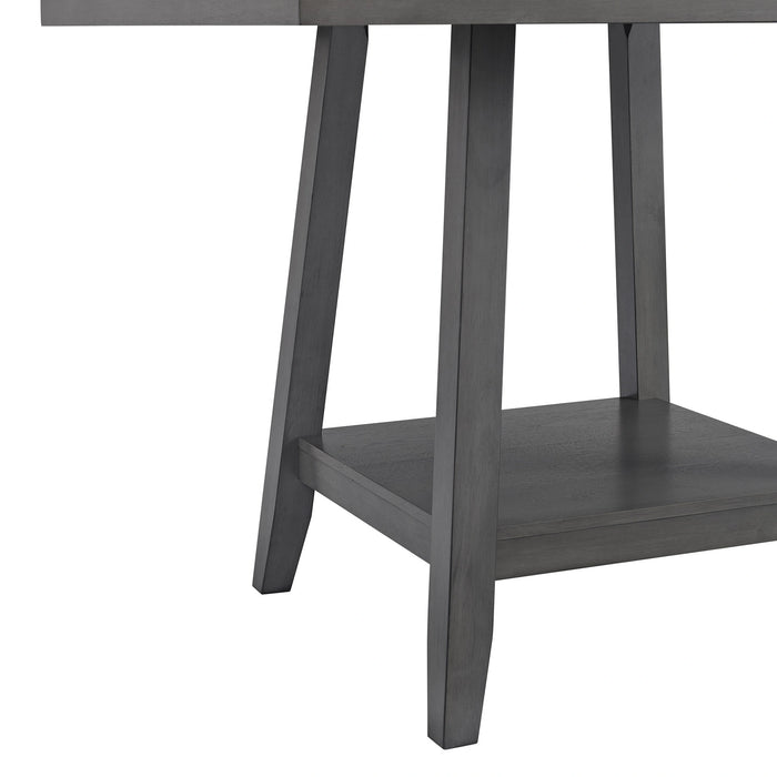 Seneca Square Counter Table with Lazy Susan