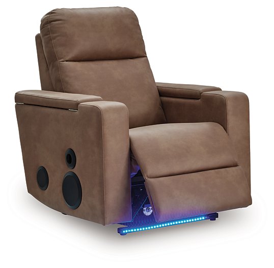 Lorrenton Power Glider Recliner with Audio System - Vida Furniture (Laredo,TX)