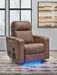 Lorrenton Power Glider Recliner with Audio System - Vida Furniture (Laredo,TX)