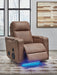 Lorrenton Power Glider Recliner with Audio System - Vida Furniture (Laredo,TX)