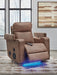 Lorrenton Power Glider Recliner with Audio System - Vida Furniture (Laredo,TX)