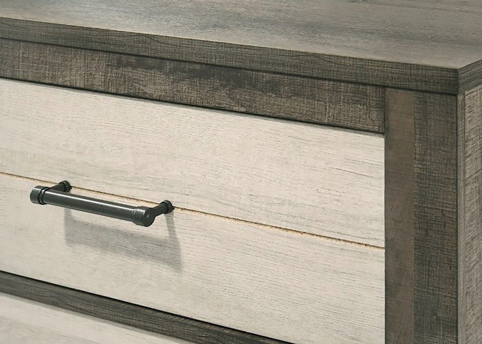 Crown Mark Furniture Rhett 6 Drawer Dresser in Gray - Vida Furniture (Laredo,TX)