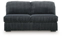 Midnight-Madness Double Chaise 3-Piece Sectional - Vida Furniture (Laredo,TX)