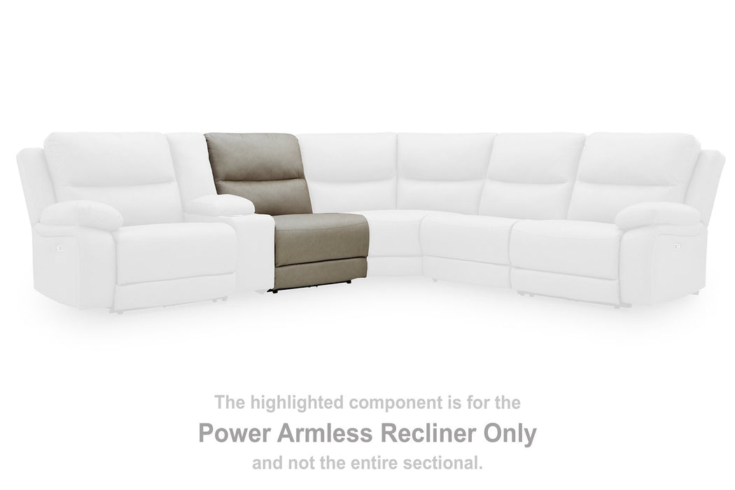 Narwhal Place Reclining Sectional with Storage Console - Vida Furniture (Laredo,TX)