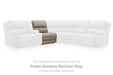 Narwhal Place Reclining Sectional with Storage Console - Vida Furniture (Laredo,TX)