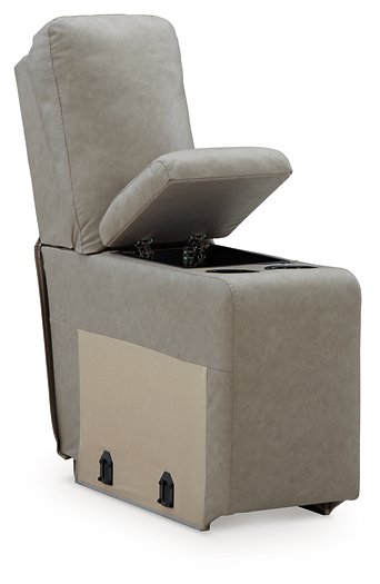 Narwhal Place Reclining Sectional with Storage Console - Vida Furniture (Laredo,TX)