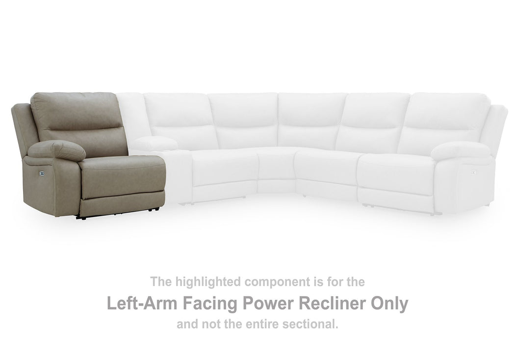 Narwhal Place Reclining Sectional with Storage Console - Vida Furniture (Laredo,TX)