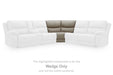 Narwhal Place Reclining Sectional with Storage Console - Vida Furniture (Laredo,TX)