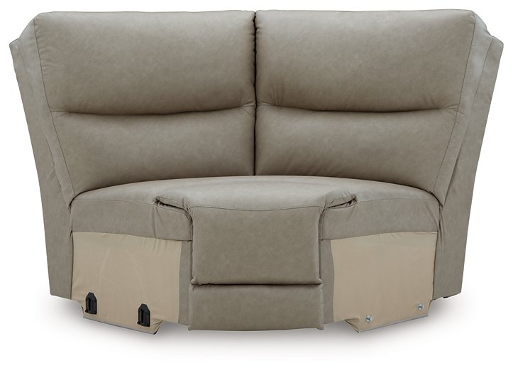Narwhal Place Reclining Sectional with Storage Console - Vida Furniture (Laredo,TX)