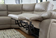 Narwhal Place Reclining Sectional with Storage Console - Vida Furniture (Laredo,TX)