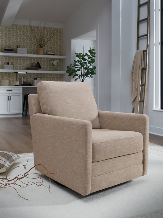 Freybourne Next-Gen Nuvella Swivel Accent Chair - Vida Furniture (Laredo,TX)