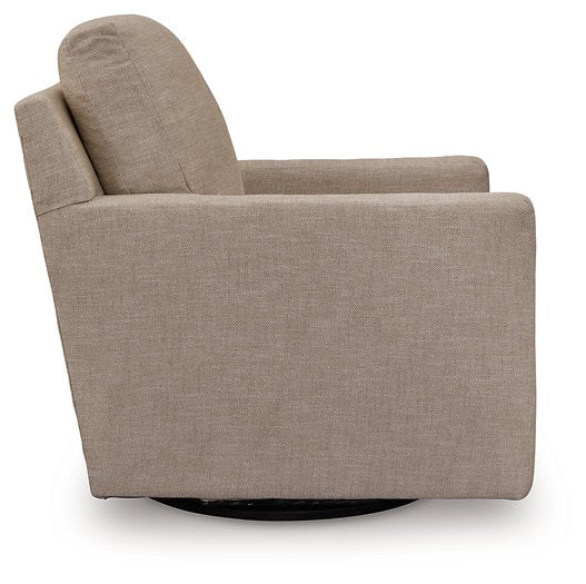 Freybourne Next-Gen Nuvella Swivel Accent Chair - Vida Furniture (Laredo,TX)