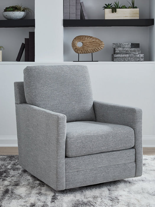 Freybourne Next-Gen Nuvella Swivel Accent Chair - Vida Furniture (Laredo,TX)