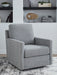 Freybourne Next-Gen Nuvella Swivel Accent Chair - Vida Furniture (Laredo,TX)
