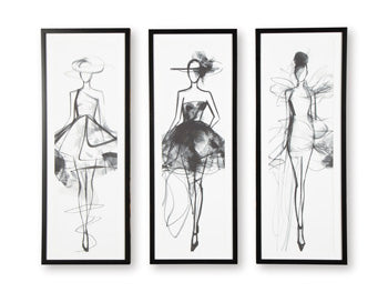 Mckerrick Wall Art Set (Set of 3) - Vida Furniture (Laredo,TX)