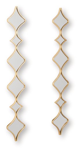 Harriswood Accent Mirror Set (Set of 2) - Vida Furniture (Laredo,TX)