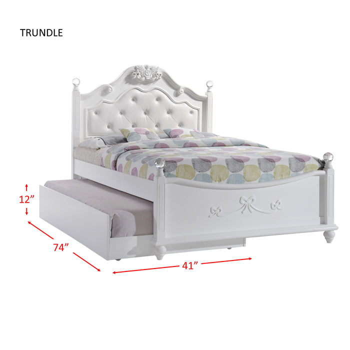 Alana Platform Bed w/ Storage Trundle - Vida Furniture (Laredo,TX)